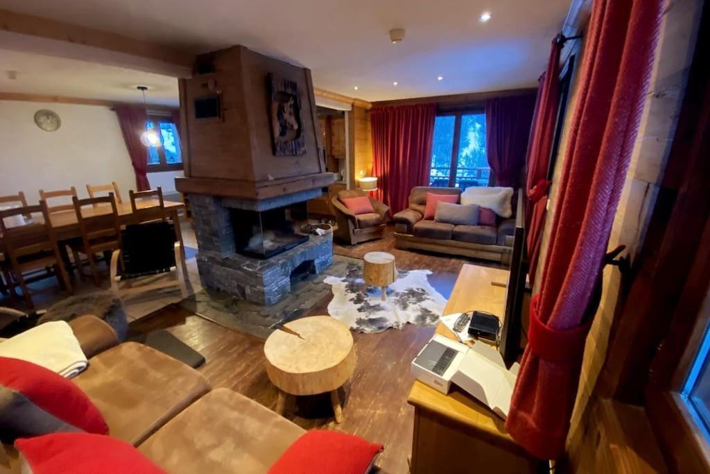 Chalet 6 Chambres A 3 Min Des Pistes Des 3 Vallees St Martin De Belleville Saint-Martin-de-Belleville Esterno foto